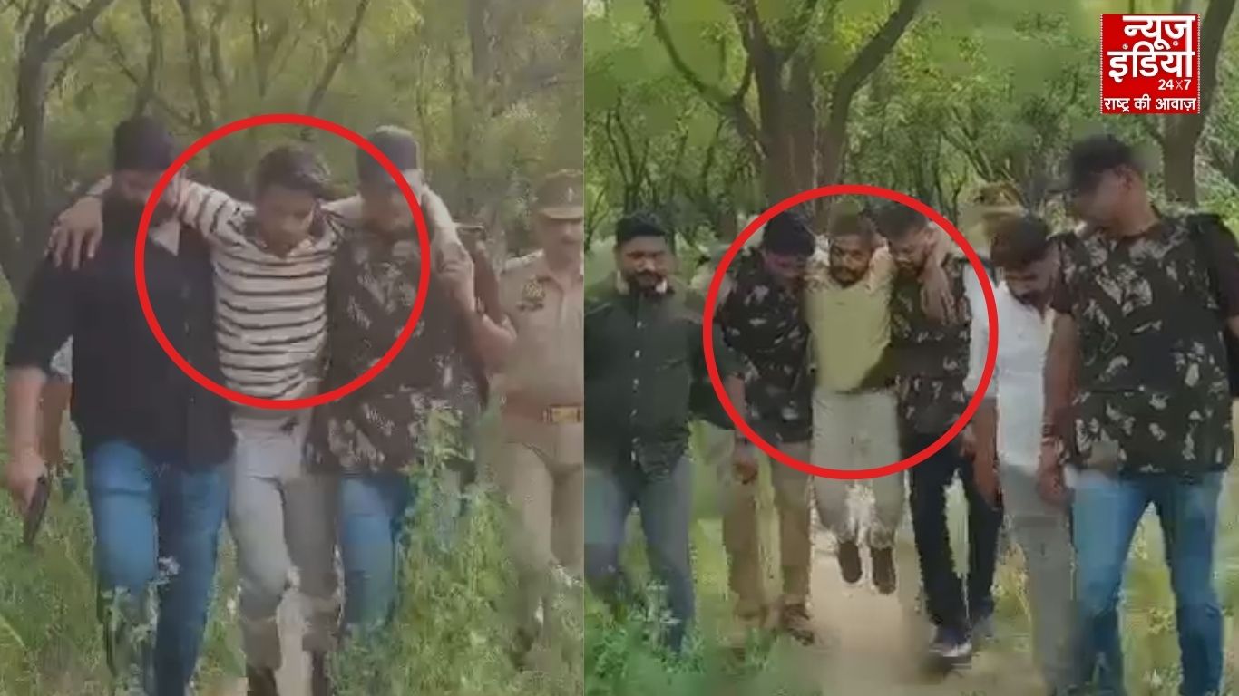 Noida News : दिनदहाड़े हत्या के आरोपी गिरफ्तार, पुलिस मुठभेड़ में दोनों के पैर में लगी गोली
