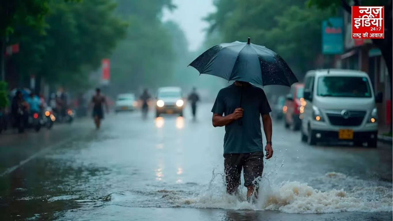 Delhi NCR Weather : नोएडा-दिल्ली में टिप-टिप बरसा पानी, तेज बारिश से मौसम हुआ सुहावना..