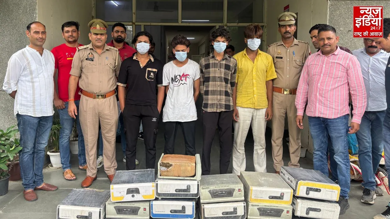 नोएडा पुलिस की बड़ी कामयाबी, उड़ीसा से NCR तक में चल रहा था खेल, 108 किलो गांजे के साथ चार स्मगलर गिरफ्तार..